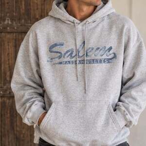 Salem Sportswear Men's Grey Hoodie